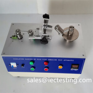 Plug Pins Insulation Sleeves Abrasion Resistance Test Machine