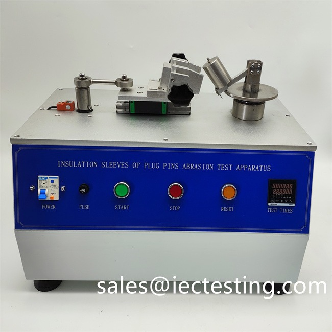 Plug Pins Insulation Sleeves Abrasion Resistance Test Machine