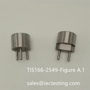 TIS166-2549-Figure A.1 Gauge for checking impossibility of single-pole insertion of plugs