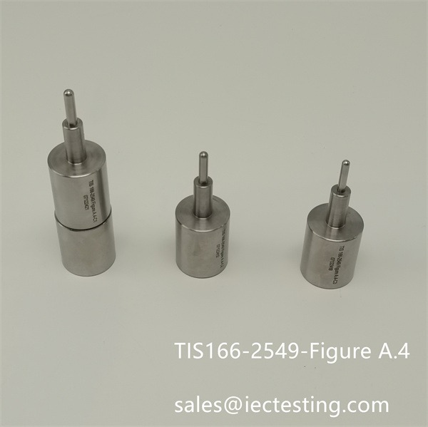 TIS 166-2549 Figure A.4 Gauge for testing resilience test and contact force of the contact tube