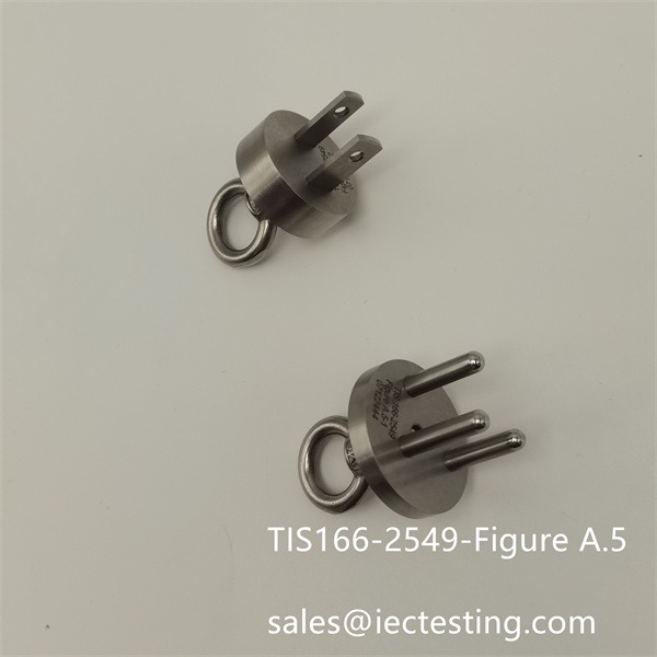 TIS 166-2549 Figure A.5 Gauge for initial testing dimensions of the socket-outlet