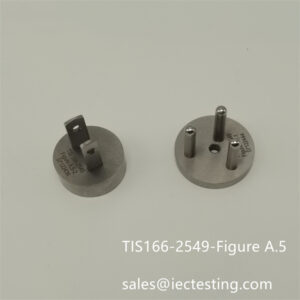 TIS 166-2549 Figure A.5 Gauge for initial testing dimensions of the socket-outlet