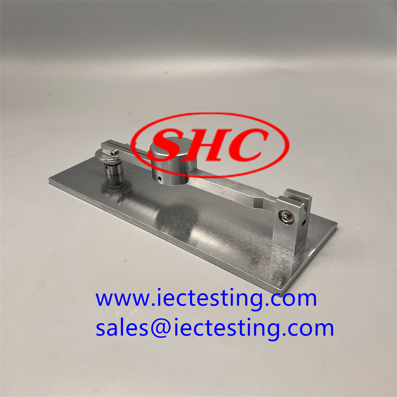UL588 Figure 80.1 Test jig for secureness of lampholder contacts