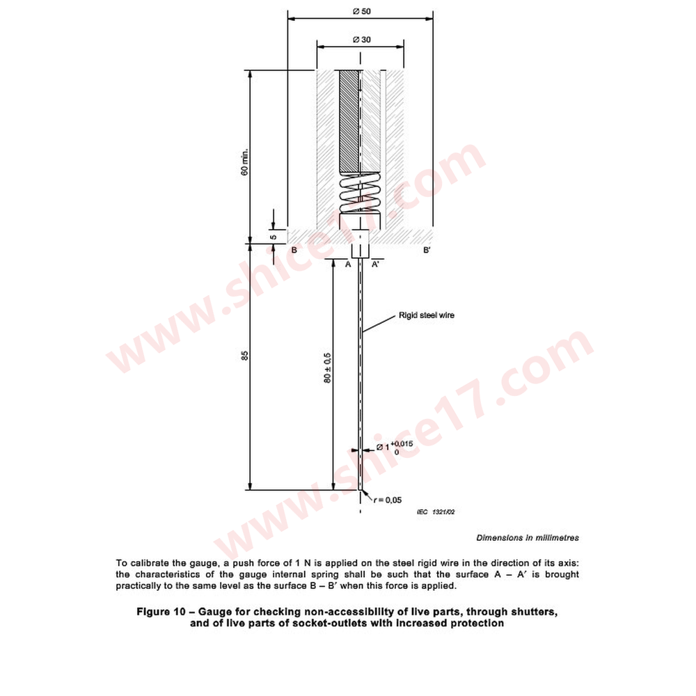 IS 1293:2019 Figure 10 – standard drawing