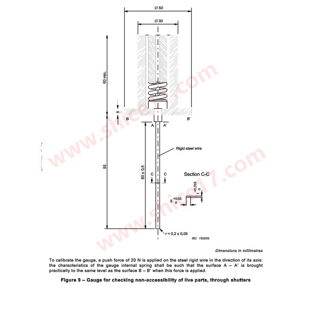 IS 1293:2019 Figure 9 – standard drawing