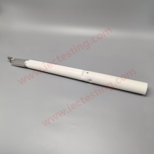 Adult arm test probe — side view