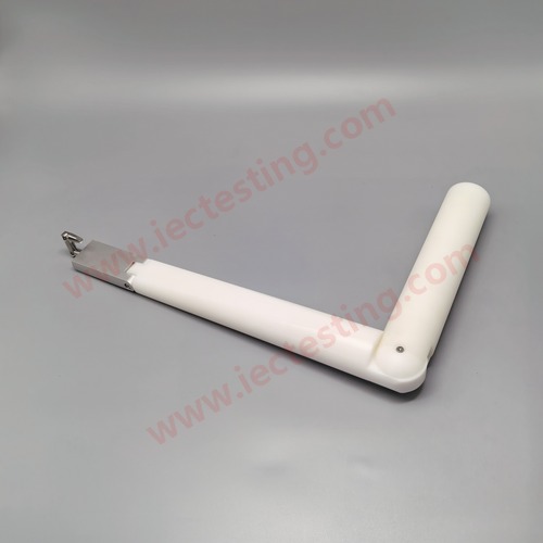 Adult arm test probe in L-shaped position