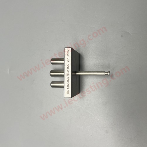 BS 546:2025 Figure 22 gauge for verifying resistance to lateral stress 15A