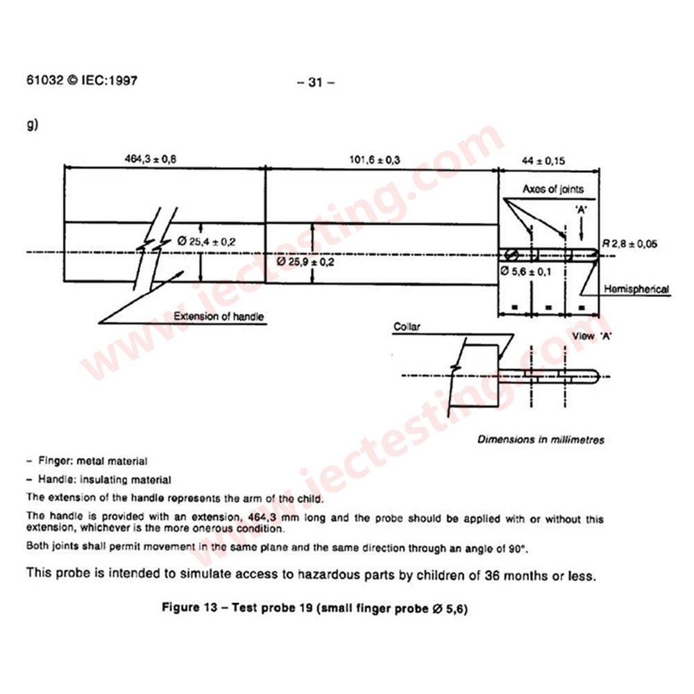 SC-F1319 standard drawing