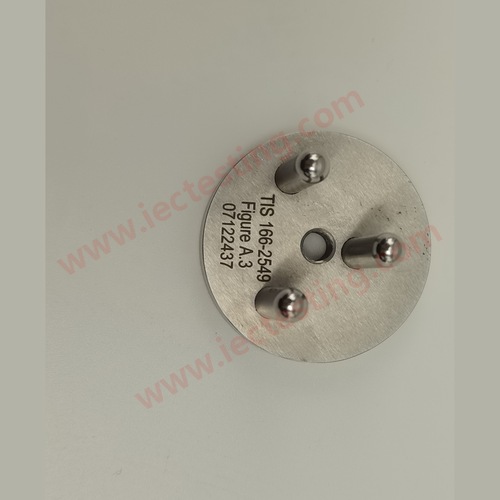 TIS 166-2549 Figure A.3 Gauge for testing earthing contact before live contacts - Gauge - straight view