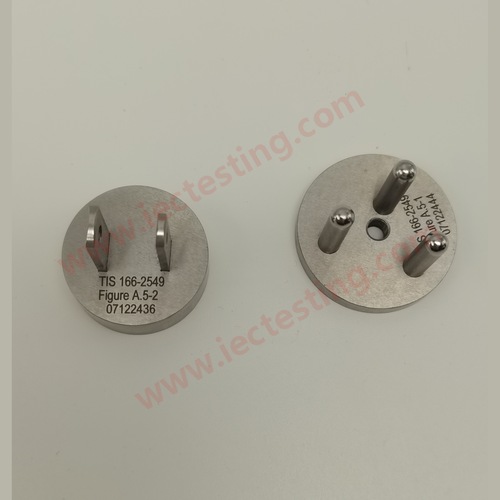 TIS 166-2549 Figure A.5 gauge for initial testing dimensions of the socket-outlet